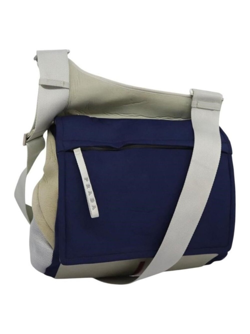 Authentic PRADA Sports Shoulder Bag Nylon Blue